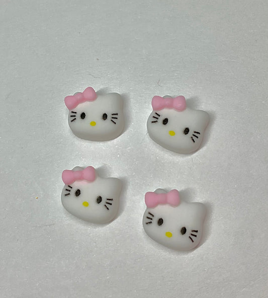LIGHT PINK BOW HELLO KITTY CHARMS