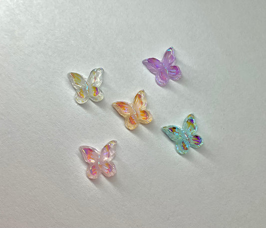 IRIDESCENT BUTTERFLY CHARMS